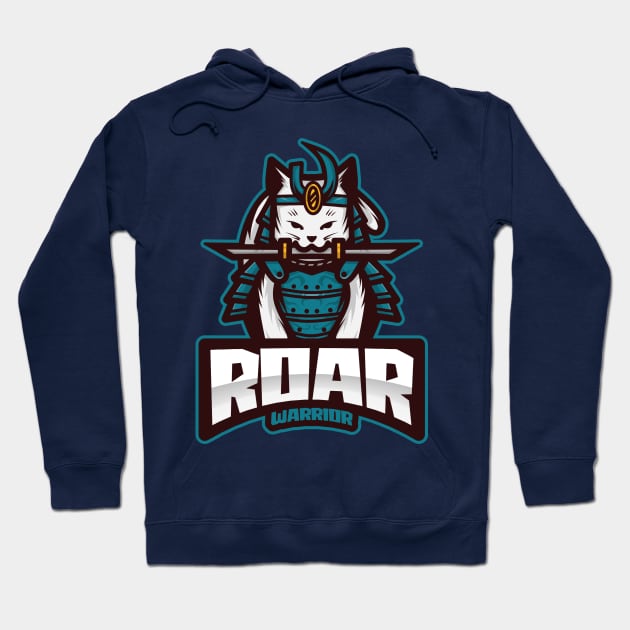 Roar Warrior Cat Hoodie by DM_Creation